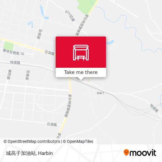城高子加油站 map