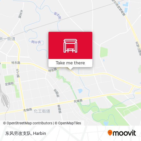 东风劳改支队 map