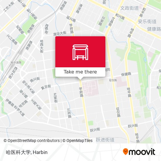 哈医科大学 map