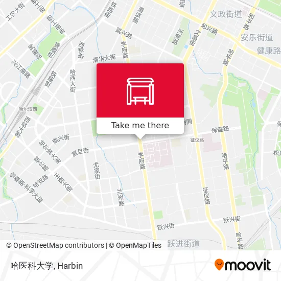 哈医科大学 map