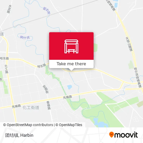 团结镇 map