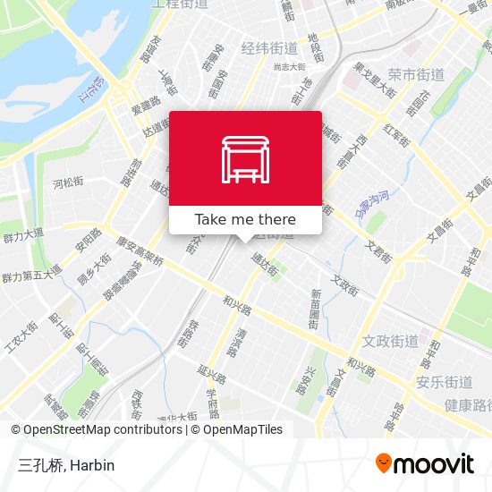 三孔桥 map