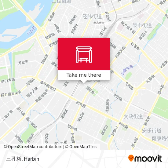 三孔桥 map