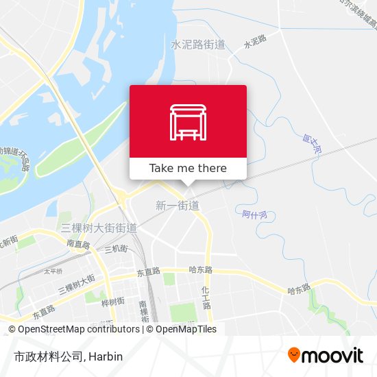 市政材料公司 map