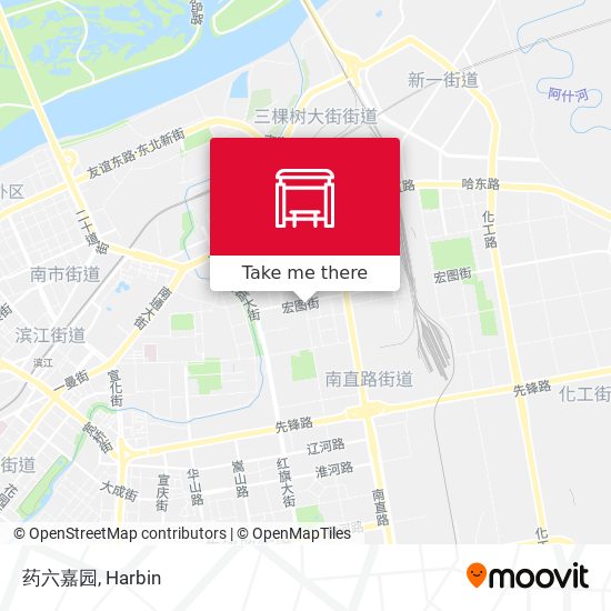 药六嘉园 map
