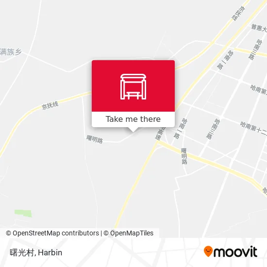 曙光村 map