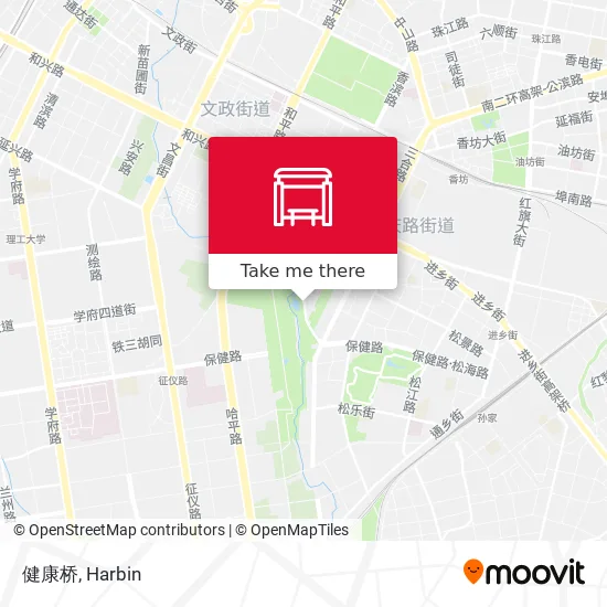 健康桥 map