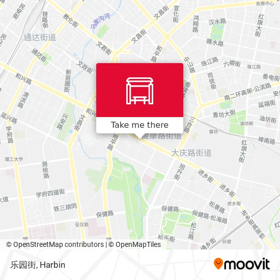 乐园街 map