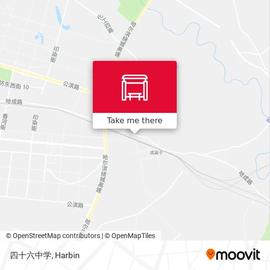 四十六中学 map