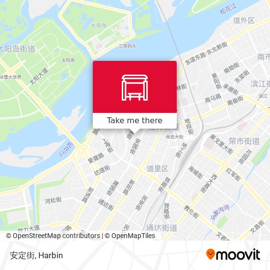 安定街 map