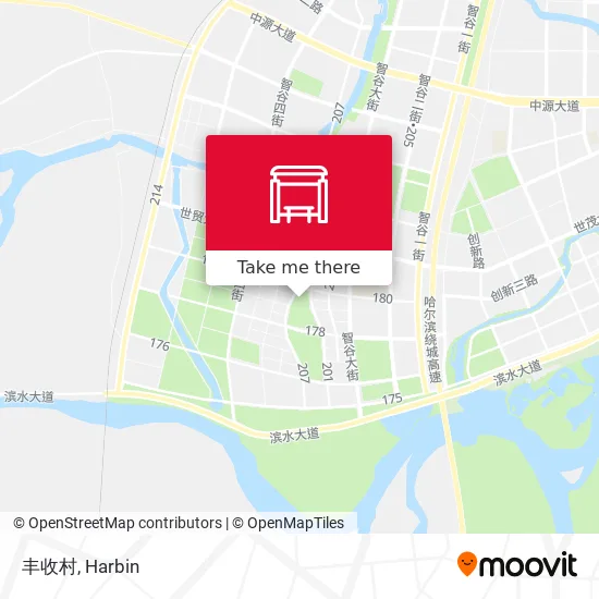 丰收村 map