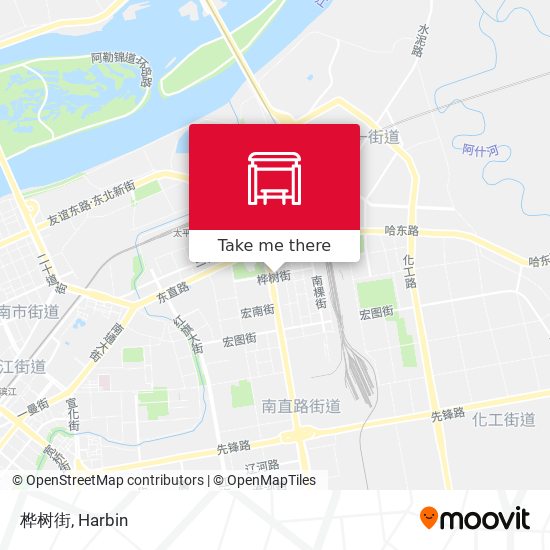 桦树街 map
