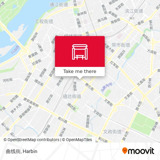 曲线街 map