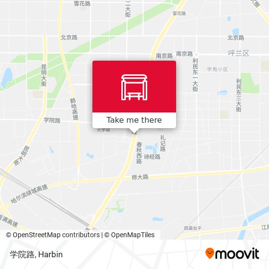学院路 map