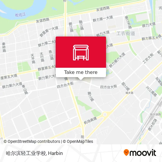 哈尔滨轻工业学校 map