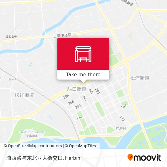 浦西路与东北亚大街交口 map