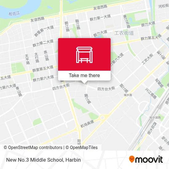 New No.3 Middle School map
