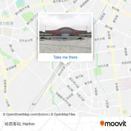 哈西客站 map