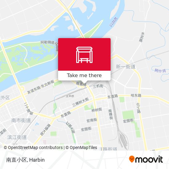 南直小区 map