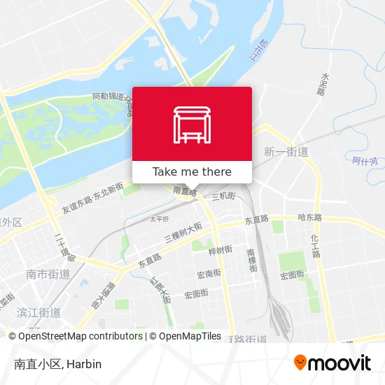 南直小区 map