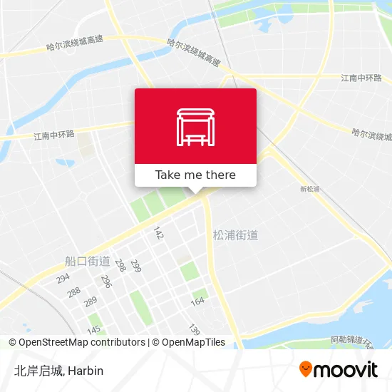 北岸启城 map