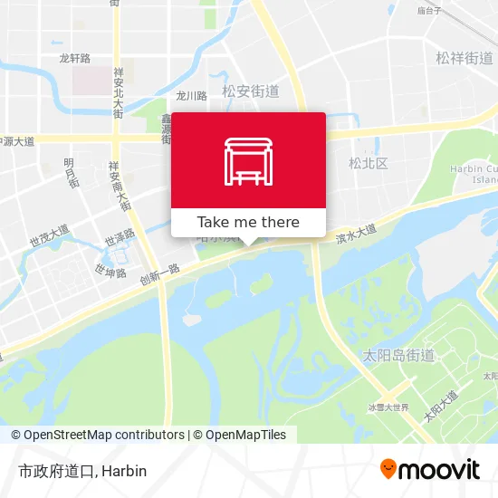 市政府道口 map