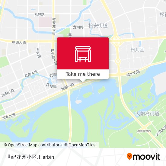 世纪花园小区 map