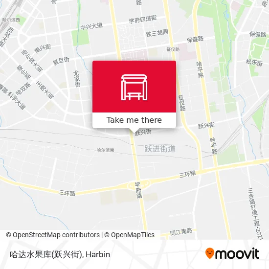 哈达水果库(跃兴街) map