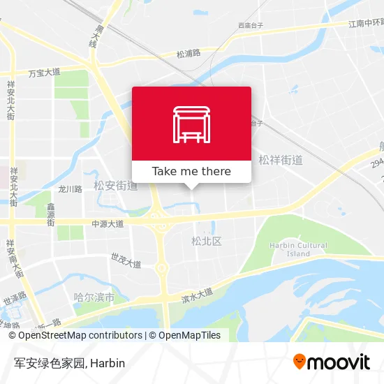 军安绿色家园 map