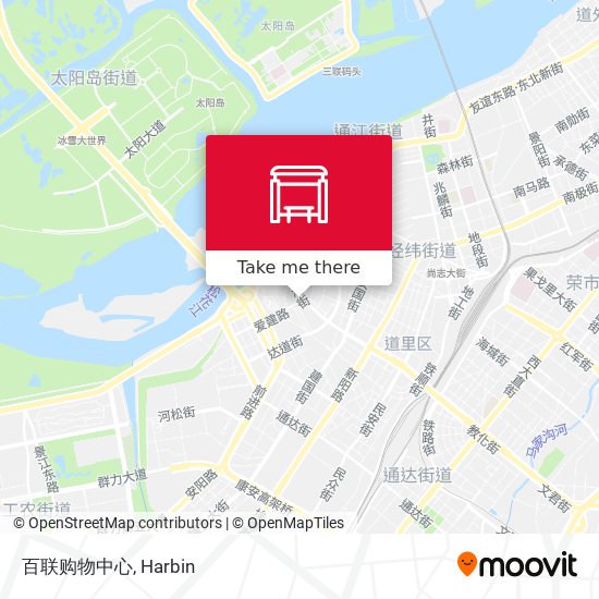 百联购物中心 map