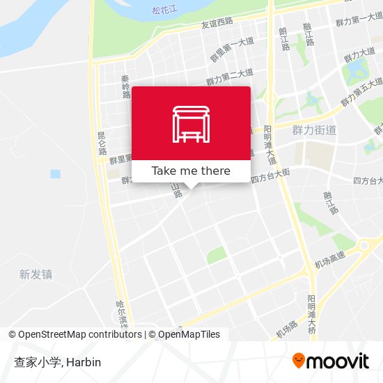 查家小学 map