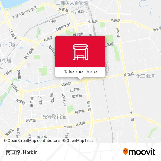 南直路 map