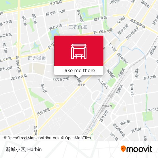 新城小区 map