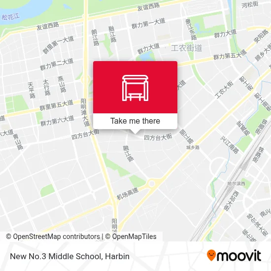 New No.3 Middle School map