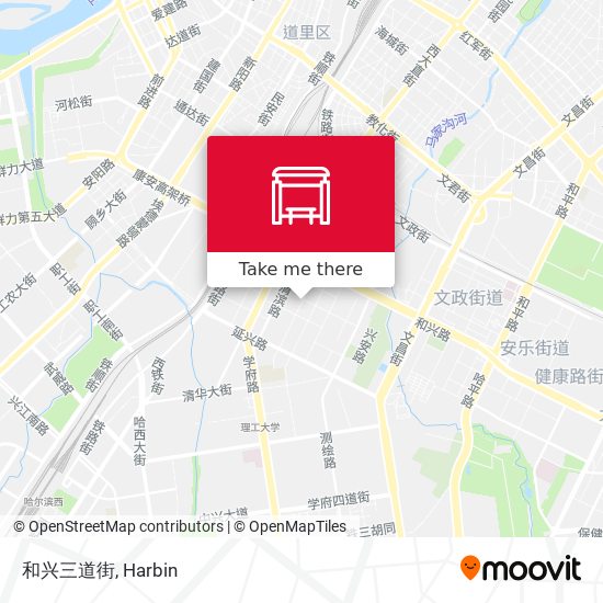 和兴三道街 map