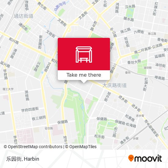 乐园街 map