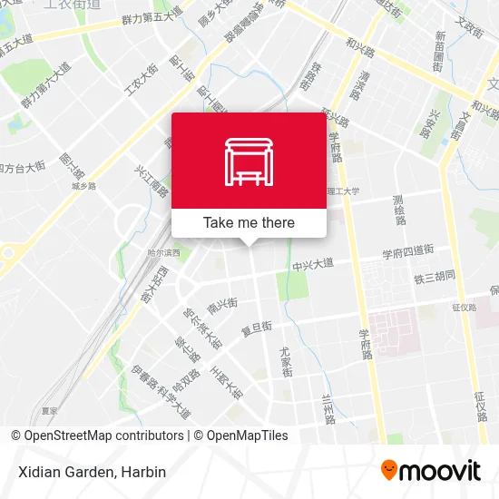 Xidian Garden map