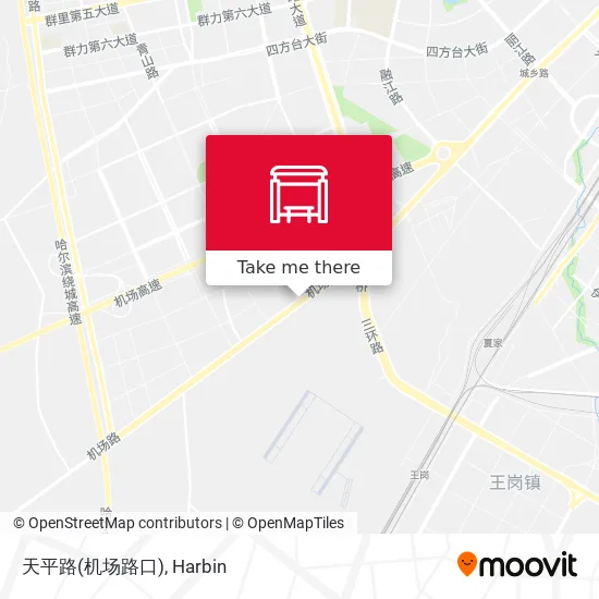 天平路(机场路口) map