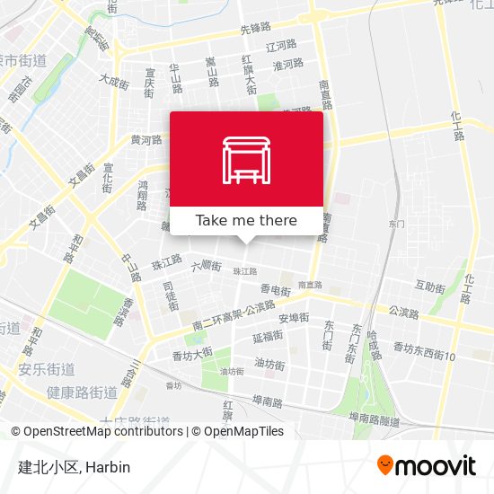 建北小区 map