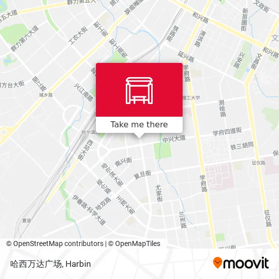 哈西万达广场 map
