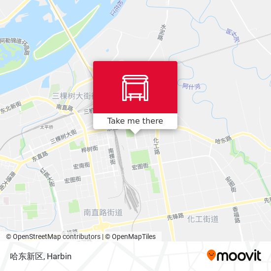 哈东新区 map