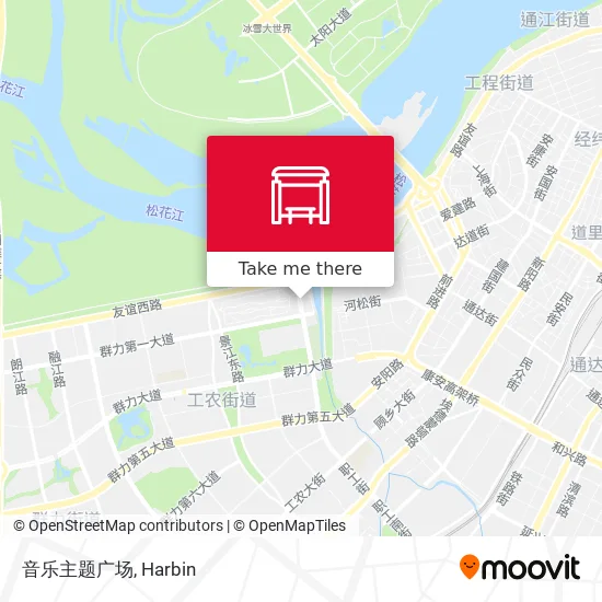 音乐主题广场 map