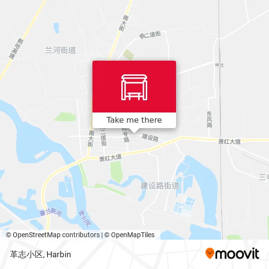 革志小区 map