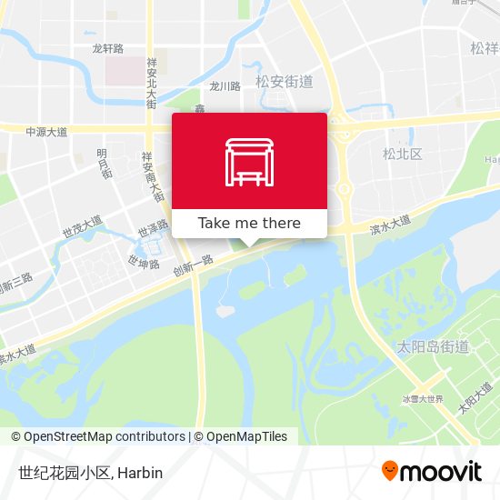 世纪花园小区 map