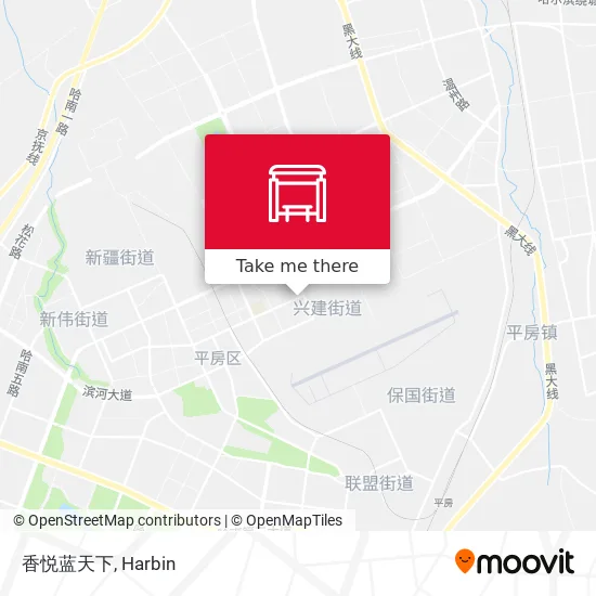 香悦蓝天下 map
