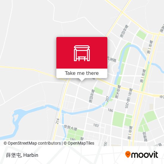 薛堡屯 map