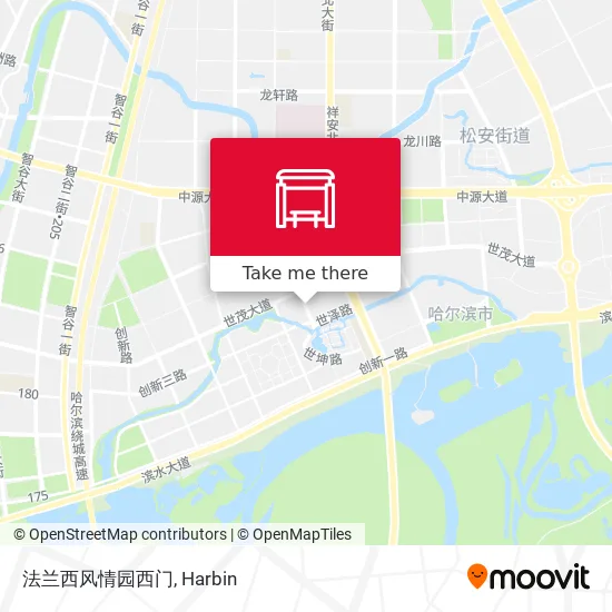 法兰西风情园西门 map
