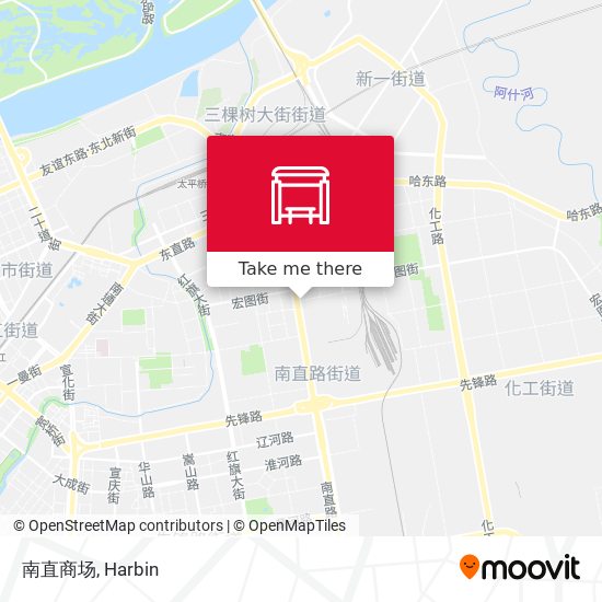 南直商场 map