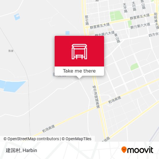 建国村 map