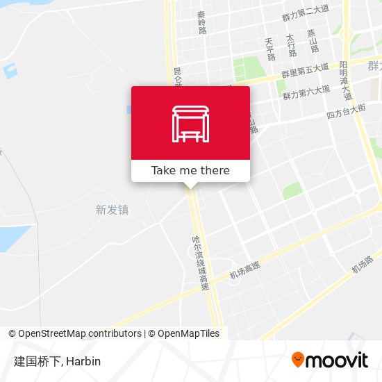 建国桥下 map